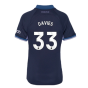 2023-2024 Tottenham Hotspur Away Shirt (Womens) (Davies 33)