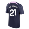 2023-2024 Tottenham Strike Dri-Fit Training Shirt (Marine) (Kulusevski 21)