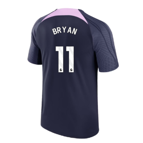 2023-2024 Tottenham Training Shirt (Marine) - Kids (Bryan 11)