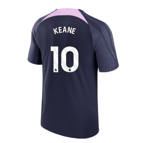 2023-2024 Tottenham Training Shirt (Marine) - Kids (Keane 10)