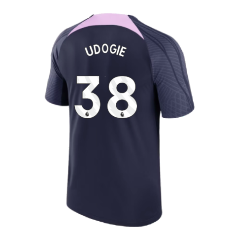 2023-2024 Tottenham Training Shirt (Marine) - Kids (Udogie 38)
