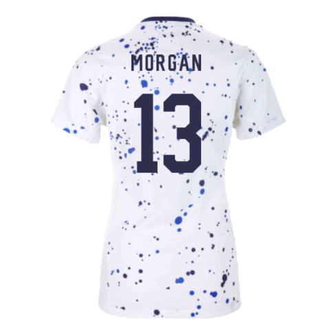 2023-2024 USA WWC Home Shirt (Ladies) (Morgan 13)