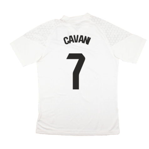 2023-2024 Valencia Training Jersey (White) (CAVANI 7)