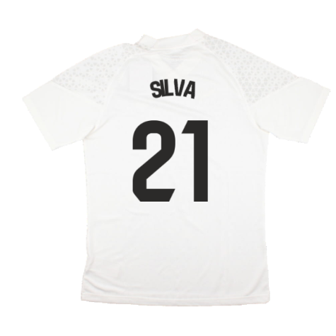 2023-2024 Valencia Training Jersey (White) (SILVA 21)