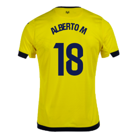 2023-2024 Villarreal Home Shirt (Alberto M 18)