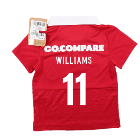 2023-2024 Wales Rugby Home Baby Shirt (Williams 11)