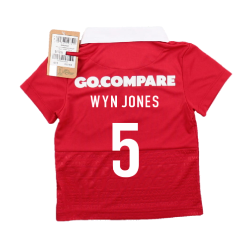 2023-2024 Wales Rugby Home Baby Shirt (Wyn Jones 5)