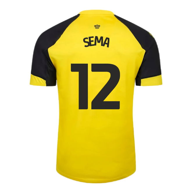 2023-2024 Watford Home Shirt (no sponsor) (Sema 12)