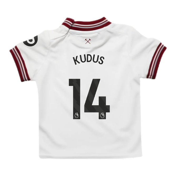 2023-2024 West Ham Away Baby Kit (Kudus 14)