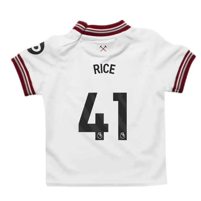 2023-2024 West Ham Away Baby Kit (RICE 41)