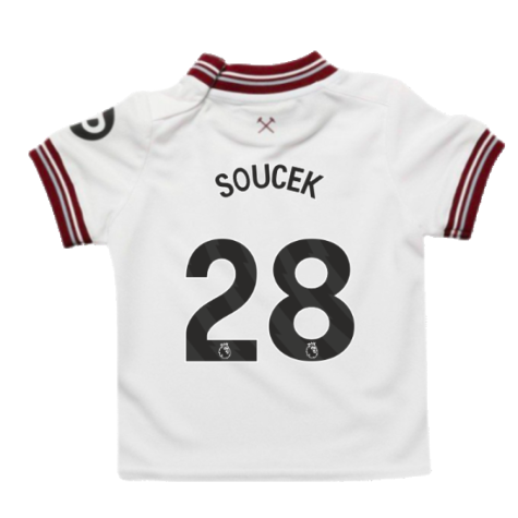 2023-2024 West Ham Away Baby Kit (SOUCEK 28)