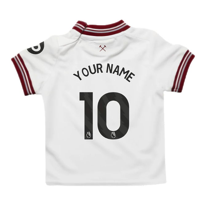 2023-2024 West Ham Away Baby Kit (Your Name)