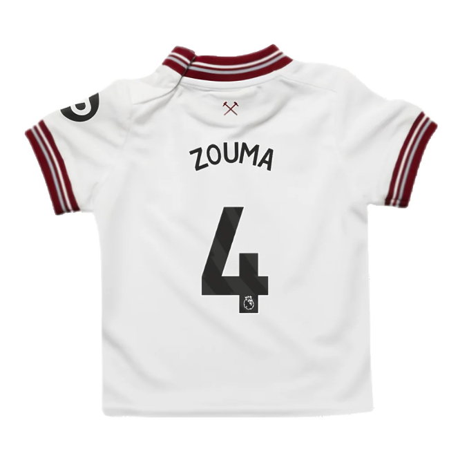 2023-2024 West Ham Away Baby Kit (ZOUMA 4)