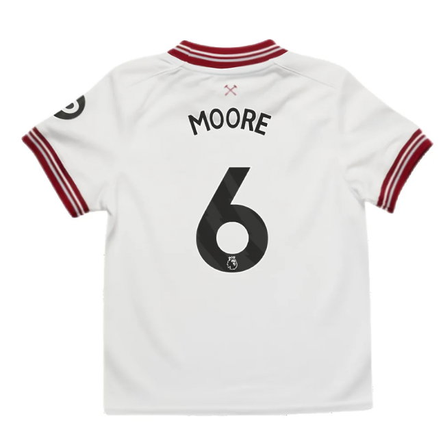 2023-2024 West Ham Away Infant Mini Kit (MOORE 6)
