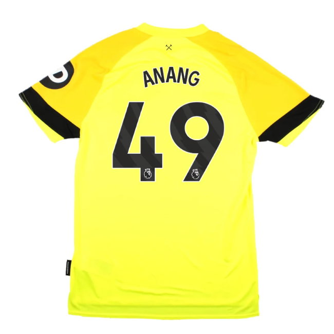 2023-2024 West Ham Change Goalkeeper Shirt (Yellow) (Anang 49)