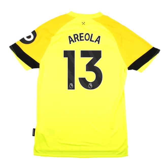 2023-2024 West Ham Change Goalkeeper Shirt (Yellow) (Areola 13)