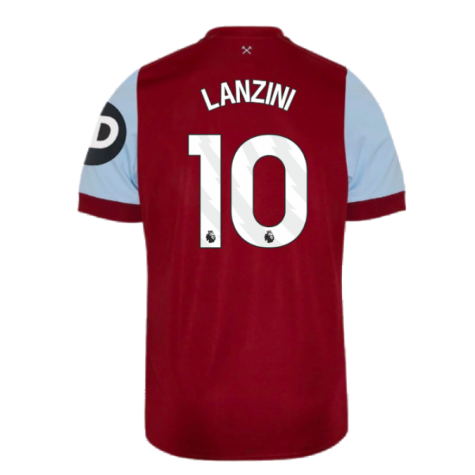 2023-2024 West Ham Home Shirt (Kids) (LANZINI 10)