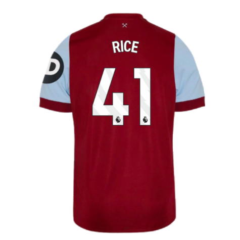 2023-2024 West Ham Home Shirt (Kids) (RICE 41)