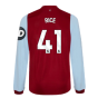 2023-2024 West Ham Long Sleeve Home Shirt (Kids) (RICE 41)
