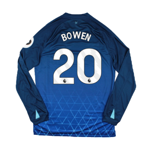 2023-2024 West Ham Long Sleeve Third Shirt (BOWEN 20)