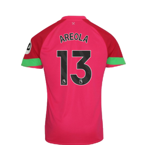 2023-2024 West Ham Third Goalkeeper Shirt (Pink) - Kids (Areola 13)