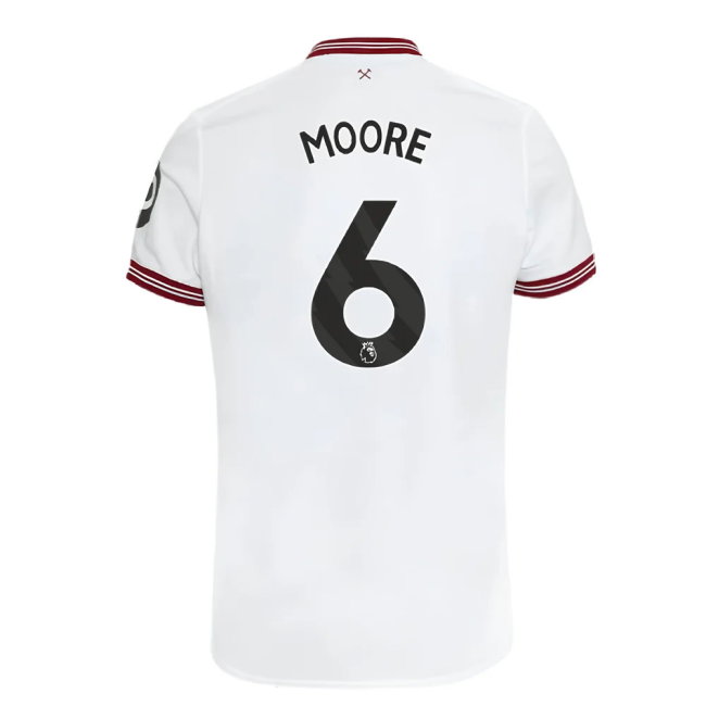 2023-2024 West Ham United Away Shirt (Kids) (MOORE 6)