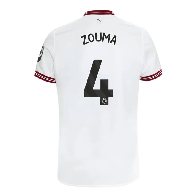 2023-2024 West Ham United Away Shirt (Kids) (ZOUMA 4)