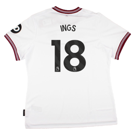 2023-2024 West Ham United Away Shirt (Ladies) (INGS 18)