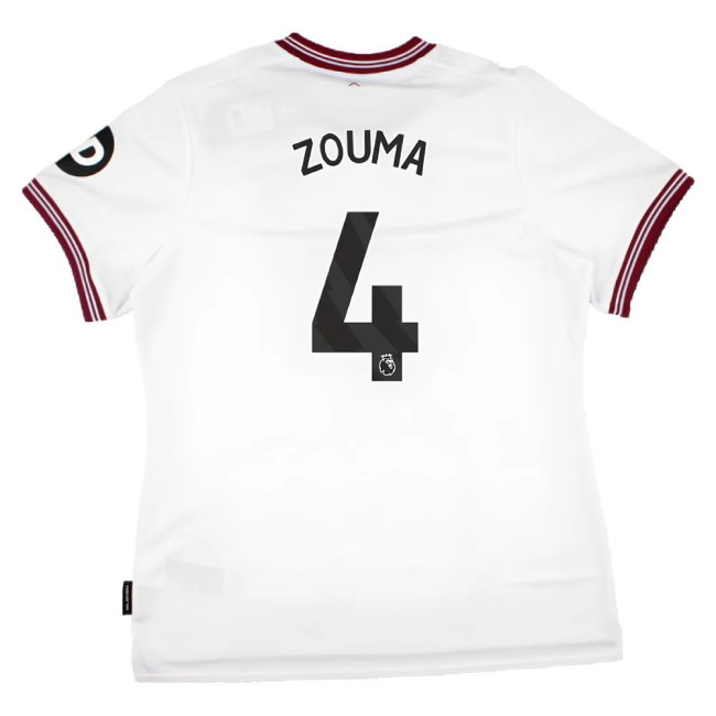 2023-2024 West Ham United Away Shirt (Ladies) (ZOUMA 4)