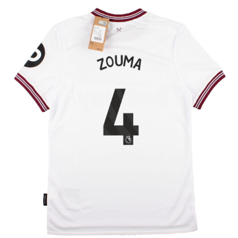 2023-2024 West Ham United Away Shirt (ZOUMA 4)