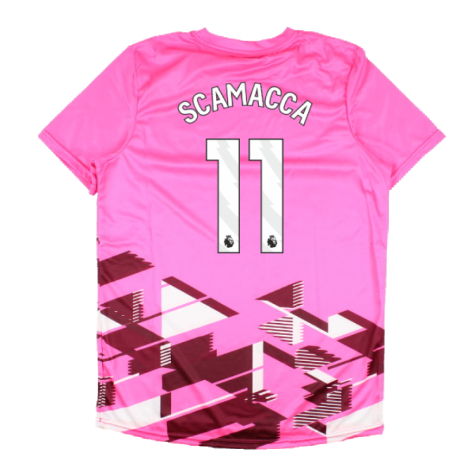 2023-2024 West Ham Warm Up Jersey (Pink) (SCAMACCA 11)