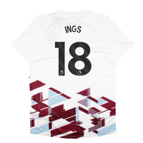 2023-2024 West Ham Warm Up Jersey (White) (INGS 18)