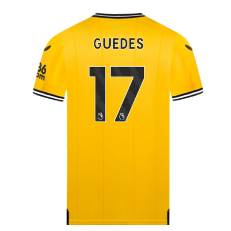 2023-2024 Wolves Home Shirt (GUEDES 17)