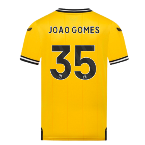 2023-2024 Wolves Home Shirt (Kids) (JOAO GOMES 35)