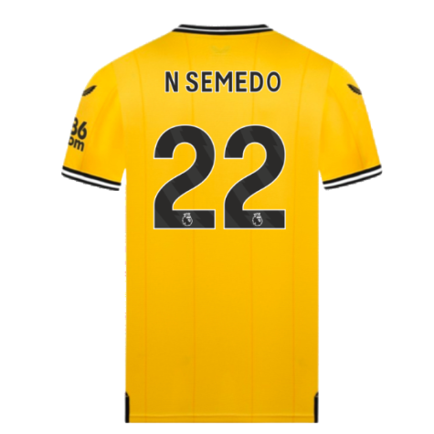 2023-2024 Wolves Home Shirt (N SEMEDO 22)