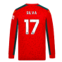 2023-2024 Wolves Long Sleeve Away Shirt (SILVA 17)