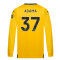 2023-2024 Wolves Long Sleeve Home Shirt (ADAMA 37)