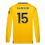 2023-2024 Wolves Long Sleeve Home Shirt (DAWSON 15)