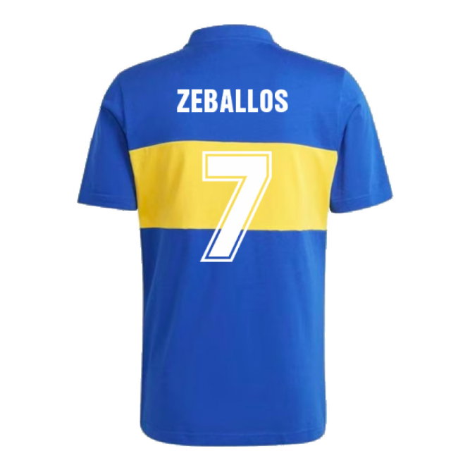2023 Boca Juniors History Jersey (Zeballos 7)