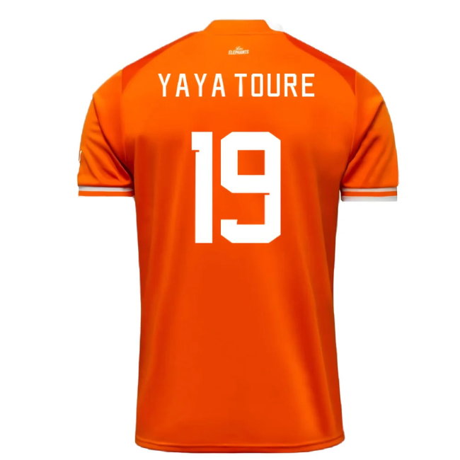 2023 Ivory Coast Home AFCON Winner Shirt (Yaya Toure 19)