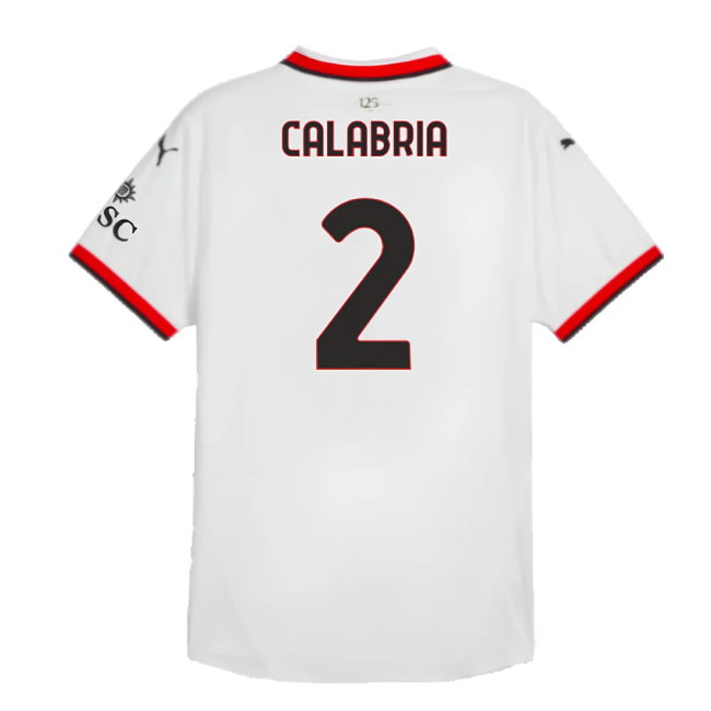 2024-2025 AC Milan Away Authentic Shirt (Calabria 2)