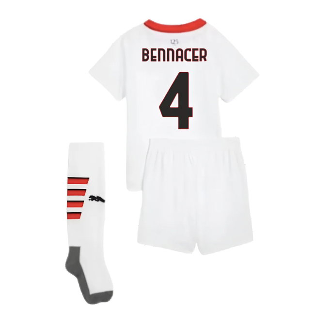 2024-2025 AC Milan Away Mini Kit (Bennacer 4)