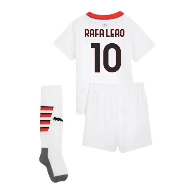 2024-2025 AC Milan Away Mini Kit (Rafa Leao 10)