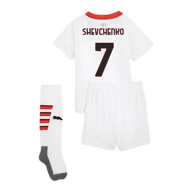 2024-2025 AC Milan Away Mini Kit (Shevchenko 7)