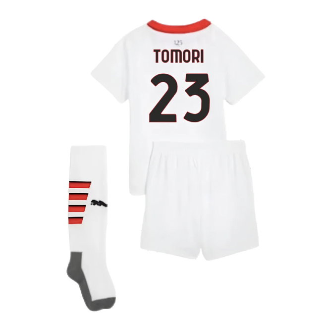 2024-2025 AC Milan Away Mini Kit (Tomori 23)