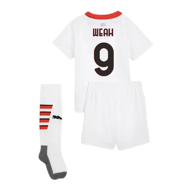 2024-2025 AC Milan Away Mini Kit (Weah 9)
