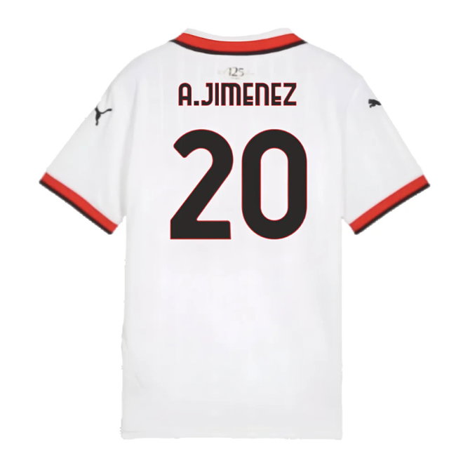 2024-2025 AC Milan Away Shirt (Kids) (A.Jimenez 20)