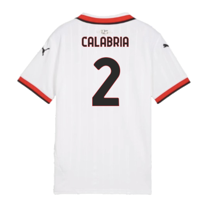 2024-2025 AC Milan Away Shirt (Kids) (Calabria 2)