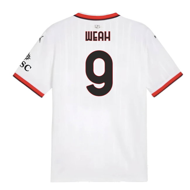 2024-2025 AC Milan Away Shirt (Weah 9)