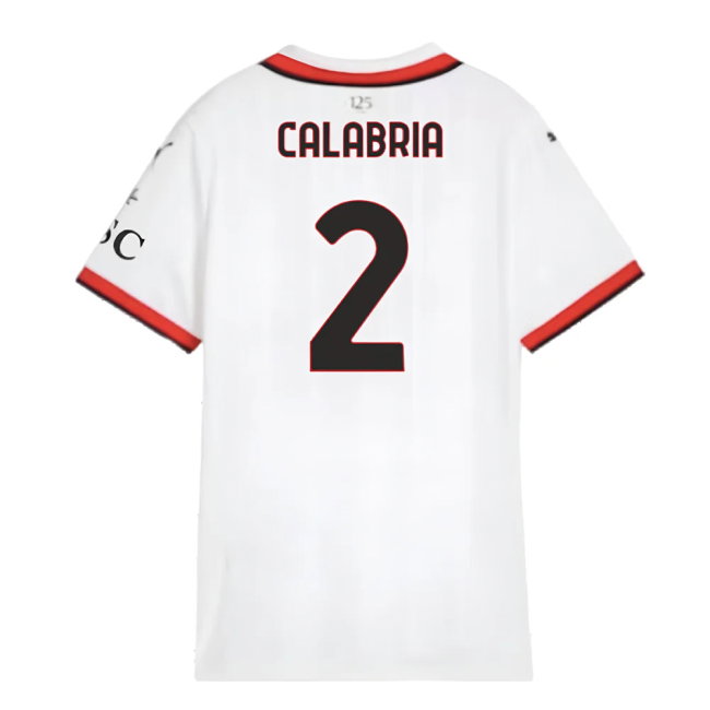 2024-2025 AC Milan Away Shirt (Womens) (Calabria 2)
